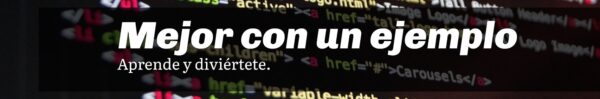 Mejor con un ejemplo banner