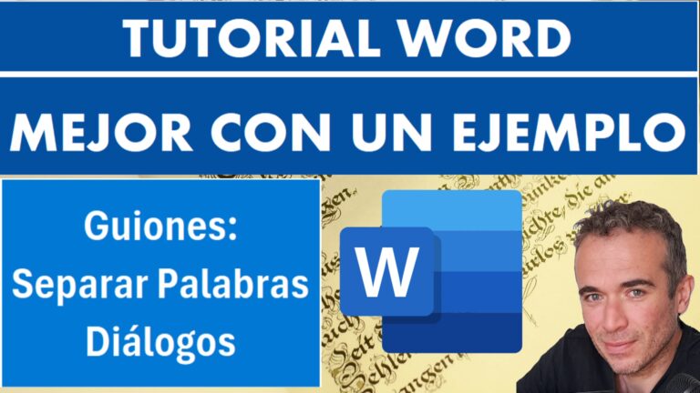 guiones division palabras word
